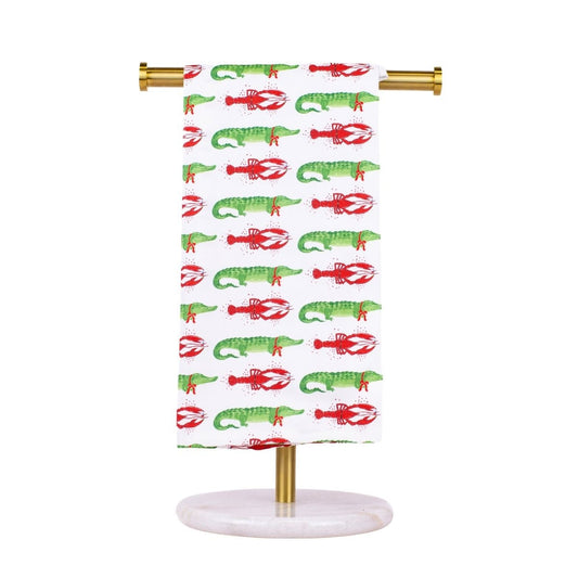 Cajun Christmas Hand Towel