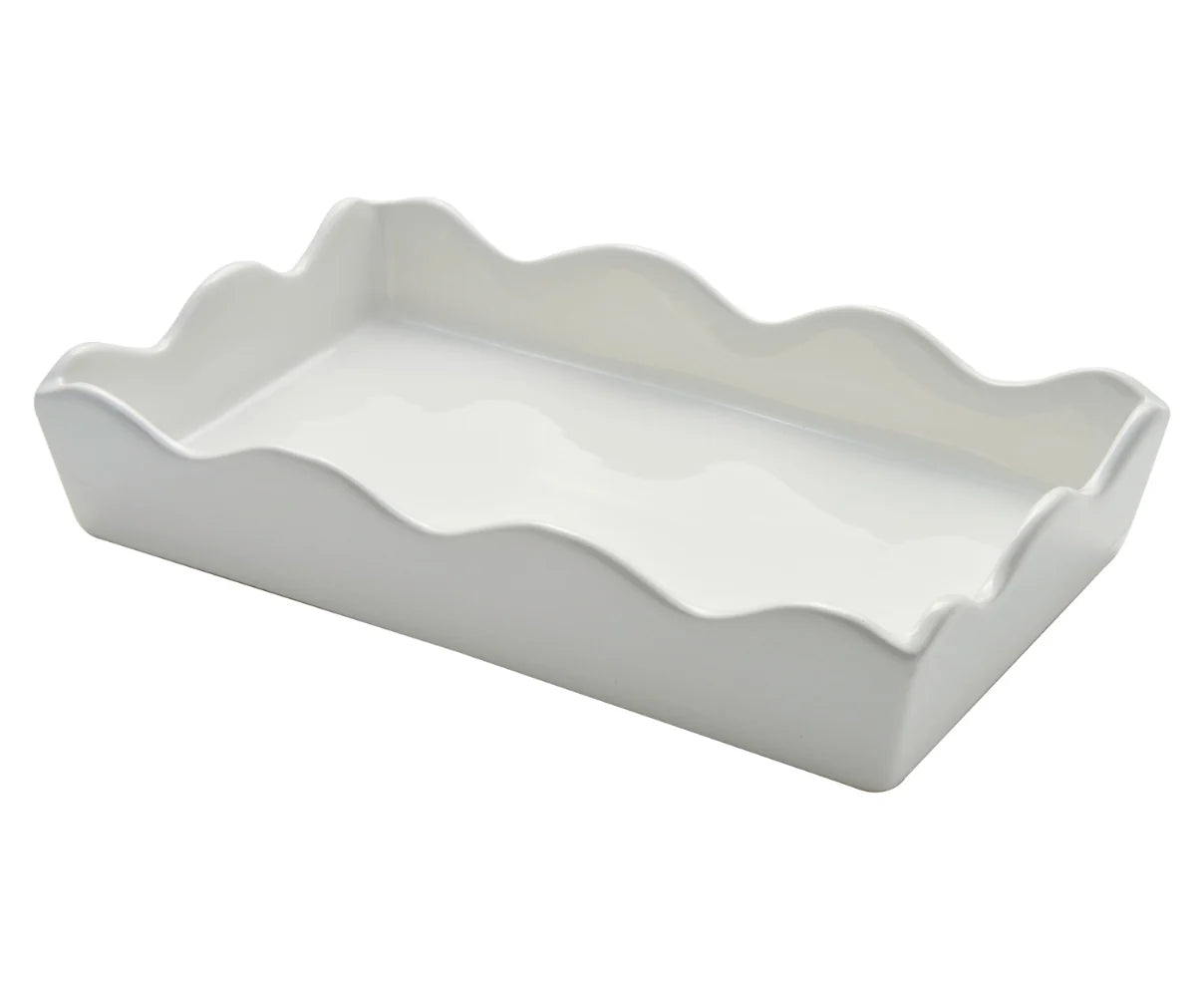 Ceramic Guest Napkin Tray