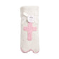Pink Cross Chenille Blanket