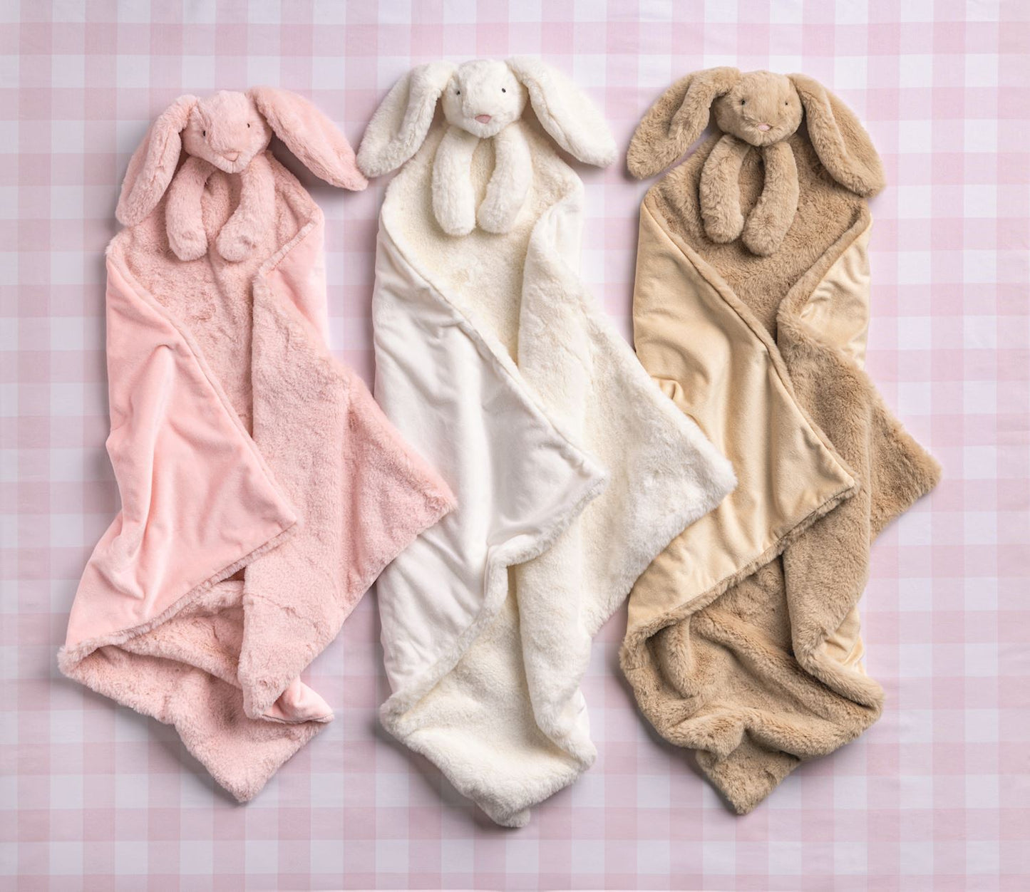 Ivory Cuddle Bunny Blanket