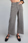 Houndstooth Printed Pants in Taupe