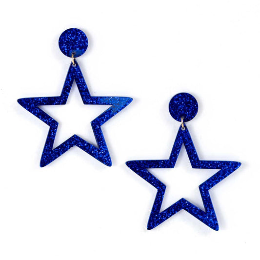 Star Acetate Earrings