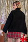 Dachshund Graphic Mock Neck Sweater