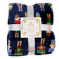 Nutcracker March Throw - 2 Colors