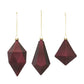 Burgundy Ornaments (3 Styles)