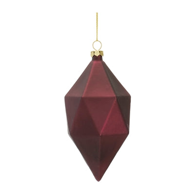 Burgundy Ornaments (3 Styles)