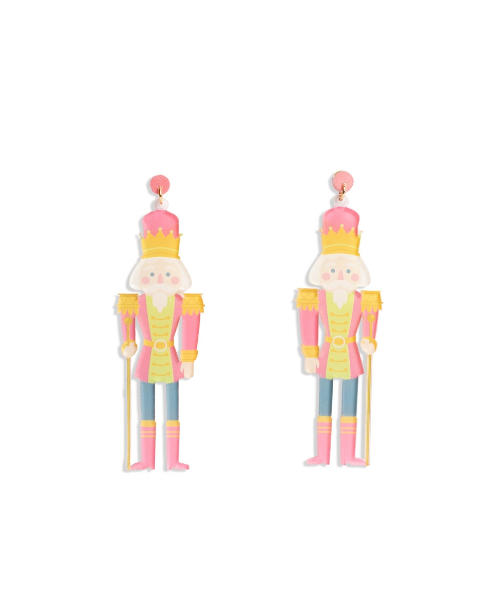 Sugar Plum Nutcracker Acrylic Earrings