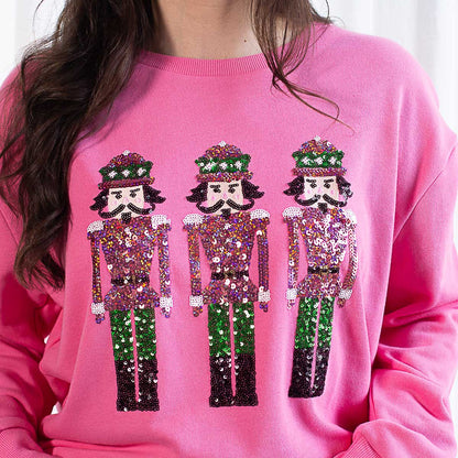 Nutcracker March Sequin Sweatshirt