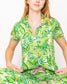 Tamarindo Short Sleeve Button Up Sleep Shirt w/Shorts