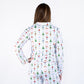 Nutcracker Waltz Long Sleeve Button Up Sleep Shirt w/Pants