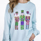 Candy Nutcracker Sequin Sweatshirt