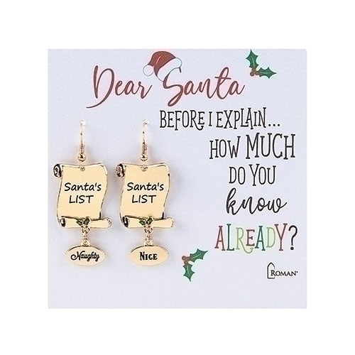 Santa's List Earrings