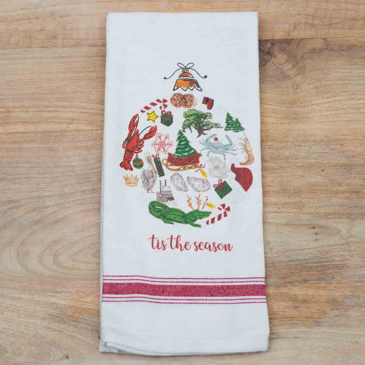 Tis The Cajun Season Hand Towel