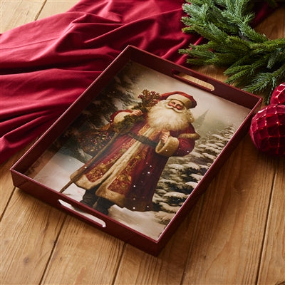 Vintage Santa Tray