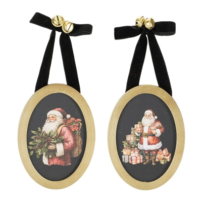 Santa Frame w/Hanger (2 Styles)