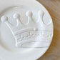 Royal Crown Embossed Plates (Set of 4)