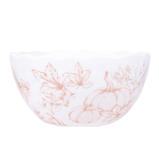 Harvest Toile Bowl