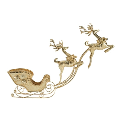 Deer w/Sleigh