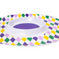 Mardi Gras Harlequin Melamine Chip & Dip