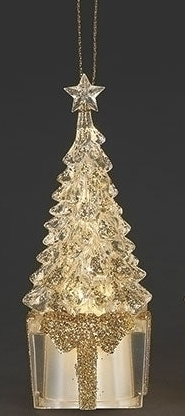 Lighted Tree Present Gold Glitters (3 Styles)