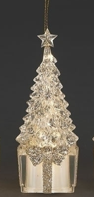 Lighted Tree Present Gold Glitters (3 Styles)