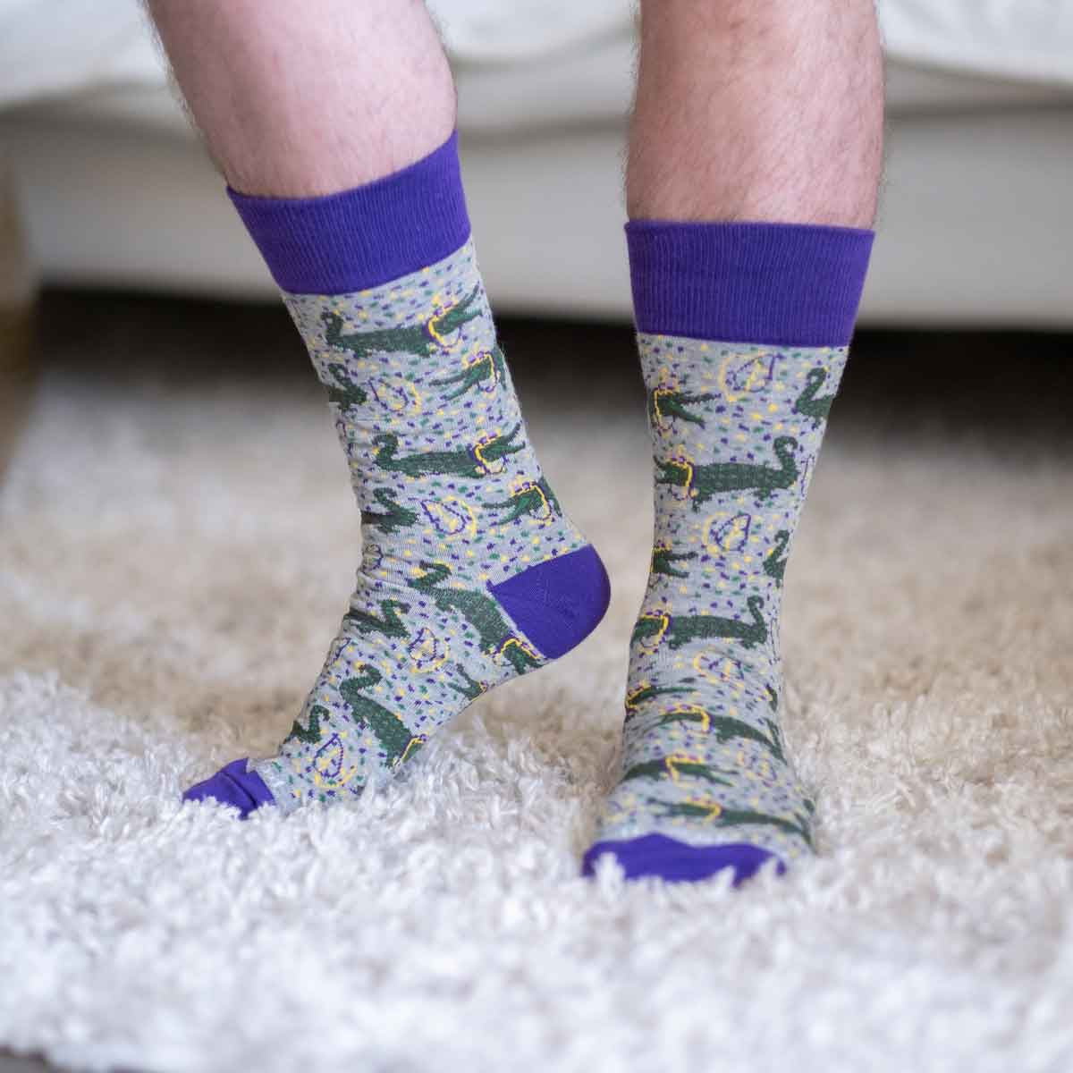 RS - Men's Mardi Gras & Valentine Socks