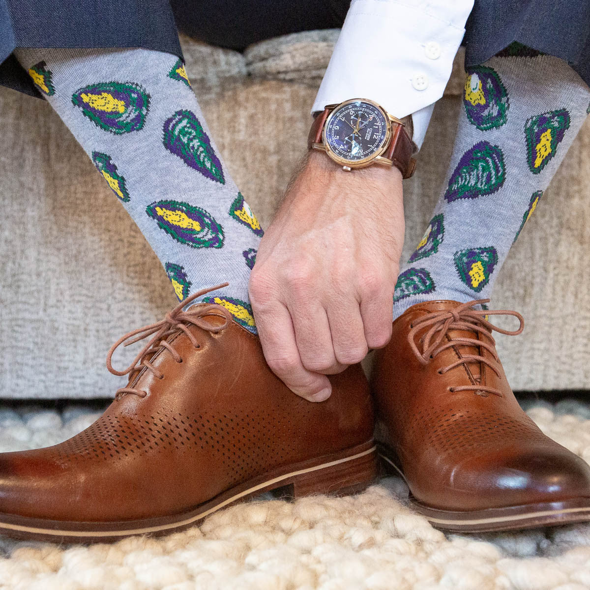 RS - Men's Mardi Gras & Valentine Socks