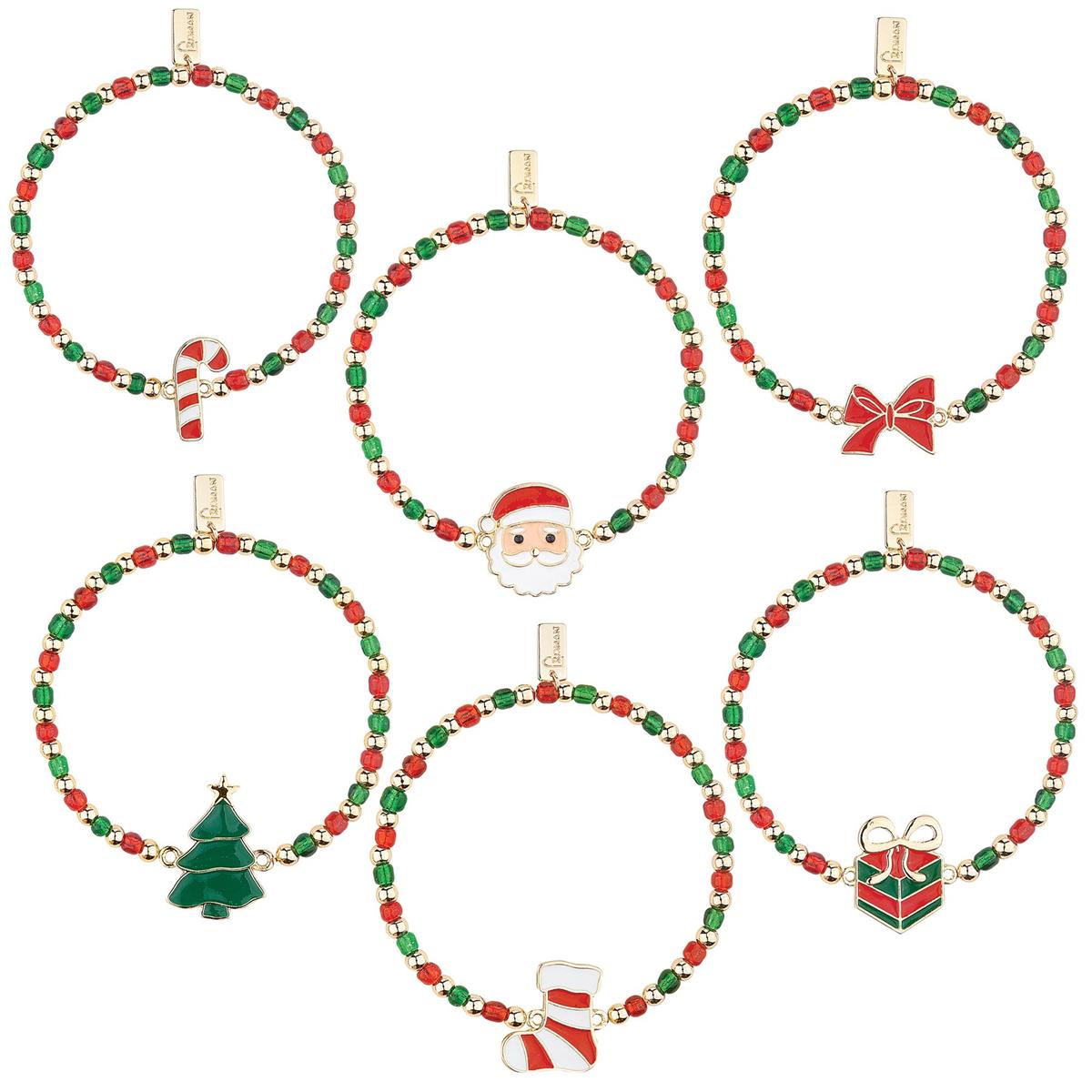 Crystal Christmas Charm Bracelet (6 styles)