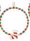 Crystal Christmas Charm Bracelet (6 styles)