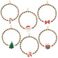 Crystal Christmas Charm Bracelet (6 styles)