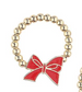 Crystal Charm Stretch Rings