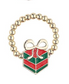Crystal Charm Stretch Rings
