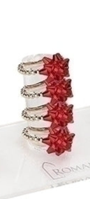 Christmas Stretch Bow Rings (3 colors)
