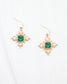 Conifer Crystal and Pearl Earring Green: Default