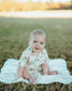 Short Sleeve Polo Romper -Barks & Birdies: 3-6 mo