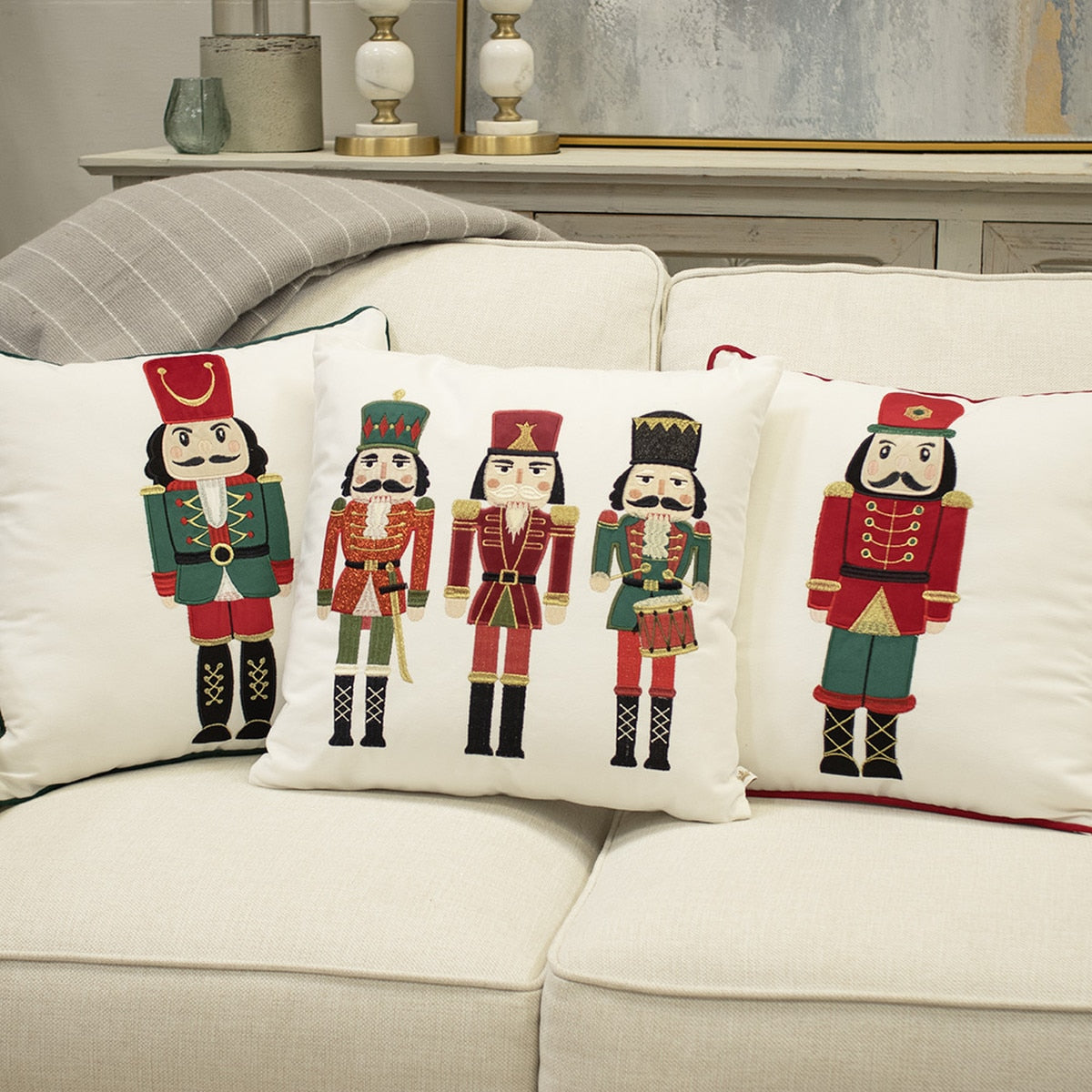 Nutcracker Trio Pillow