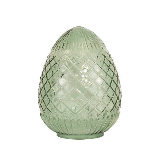 Annalise Glass Egg in Green