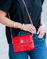 Evelyn Crossbody Red Patent EC: