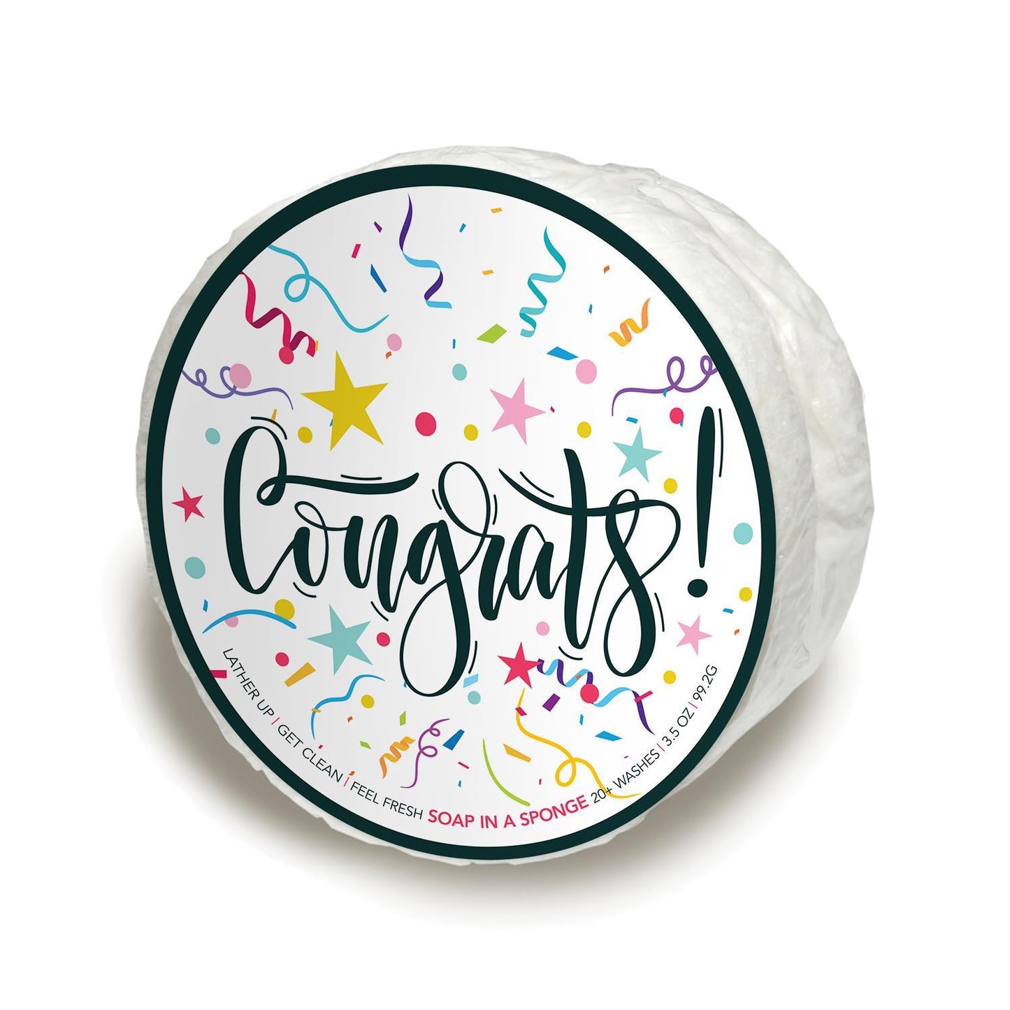 Congrats Soap in a Sponge