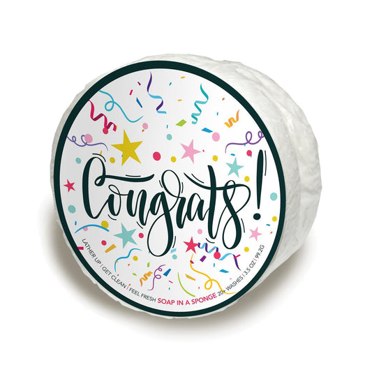 Congrats Soap in a Sponge