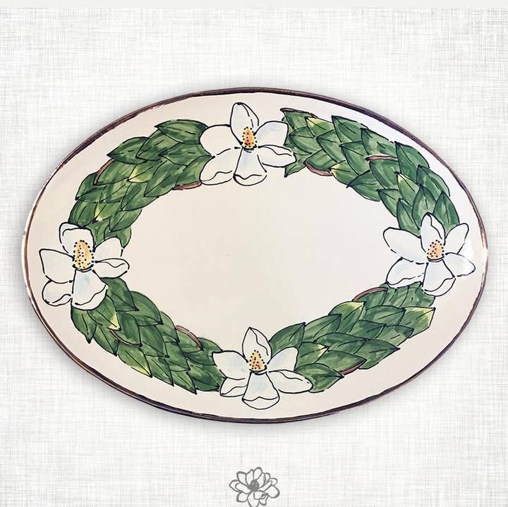 Magnolia Oval Platter