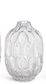 Smoked Glass Gold Oval Embossed Vases( 3 Sizes)