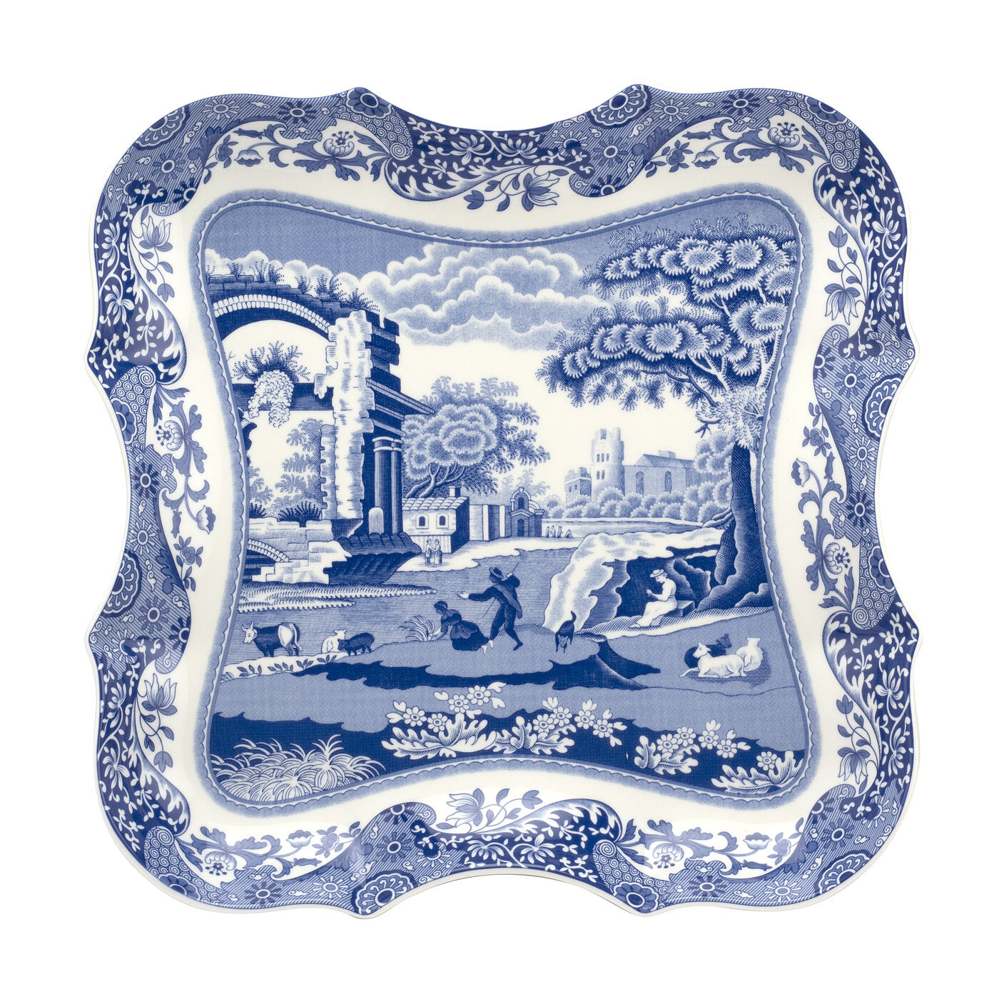 Blue Italian 14" Devonia Tray