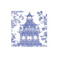 Chinoiserie Toile Pagoda Blue