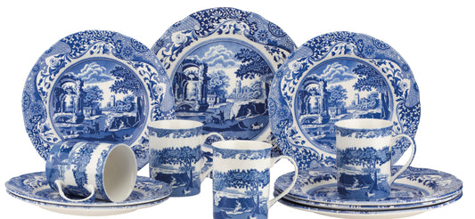 Blue Italian 12 Piece Set