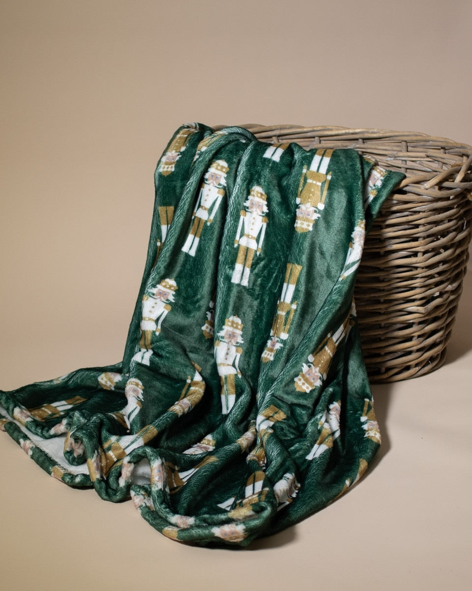 Alpine Nutcracker Throw