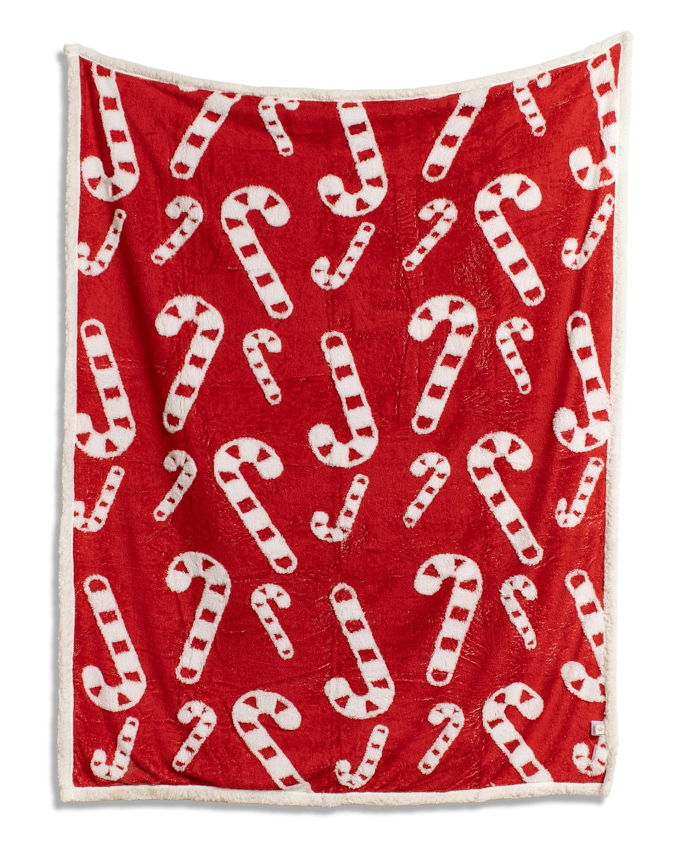 Candy Cane Throw
