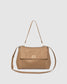 Arden Suede Shoulder Bag - Honey