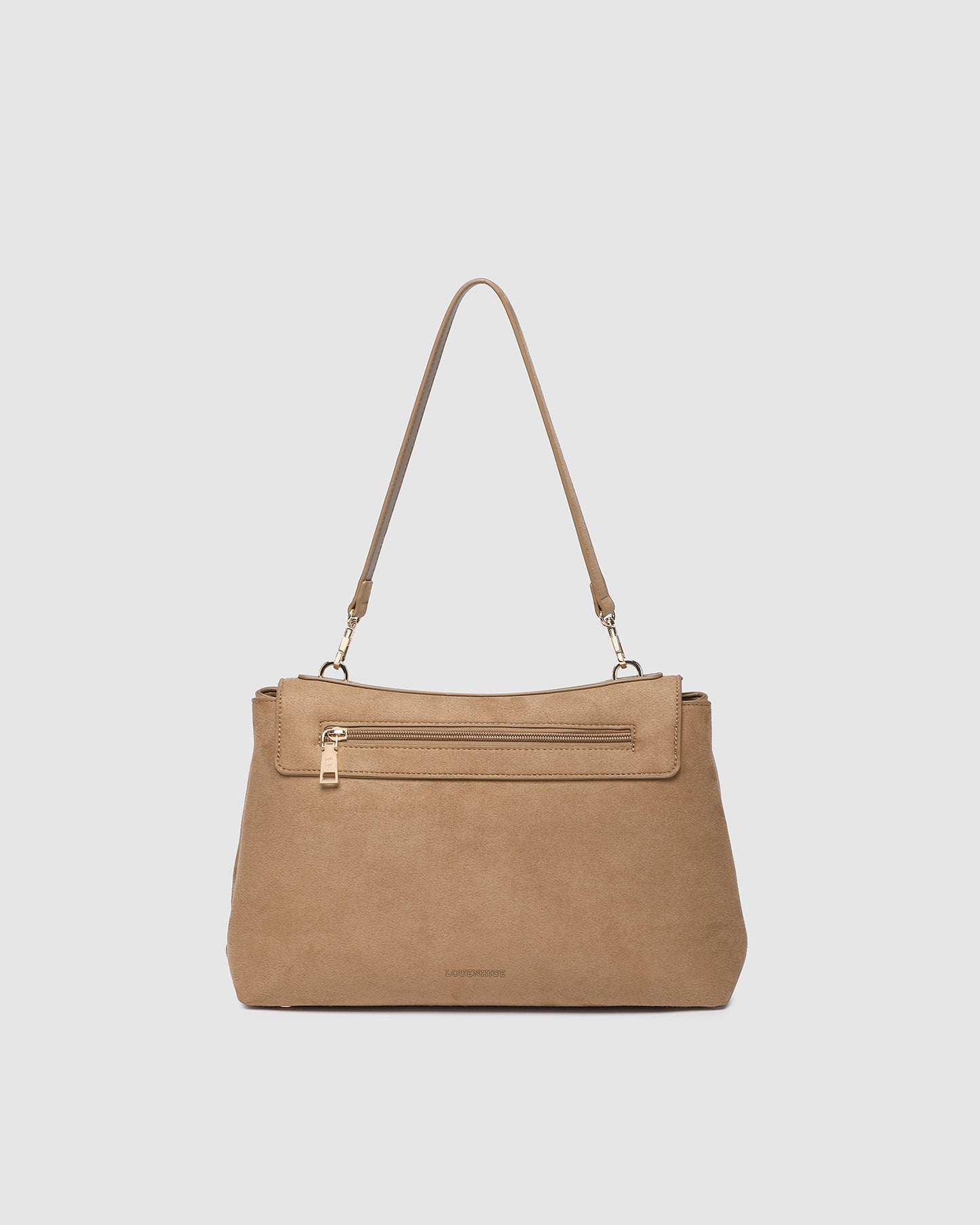 Arden Suede Shoulder Bag - Honey