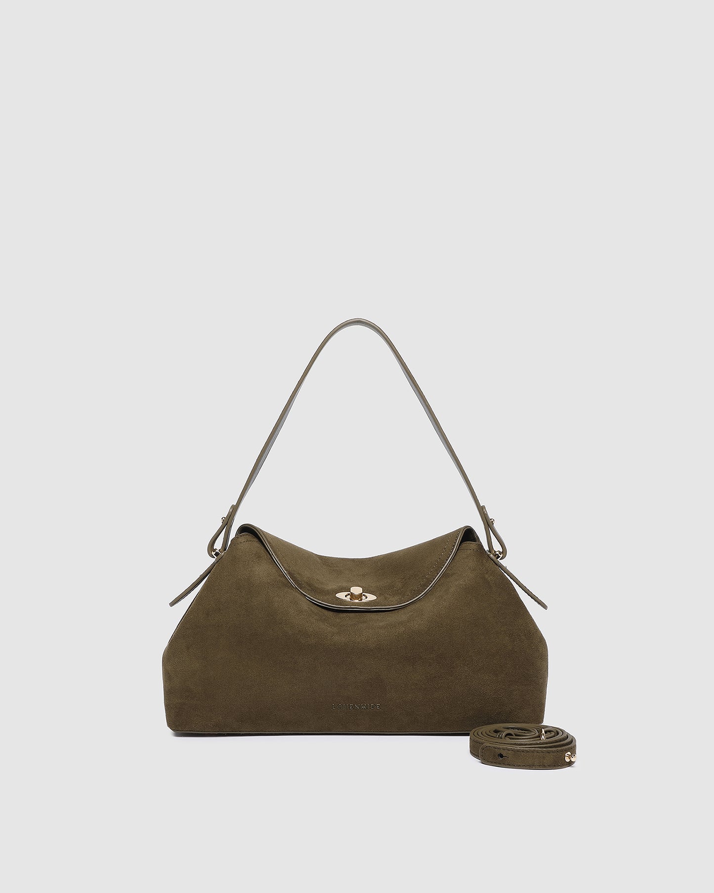 Nicole Handbag - Suede Olive